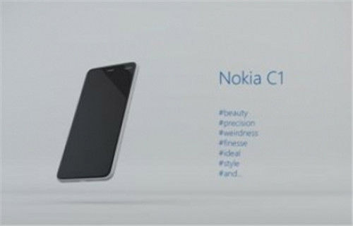 Bocoran pertama desain Nokia C1 Android (GSM Arena)