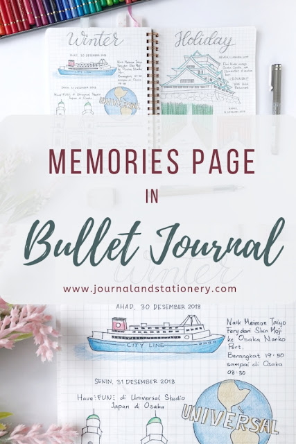 memories page in bullet journal, bullet journal page, bullet journal indonesia, bullet journal, memories page, page layout, bullet journal layout, memories page layout
