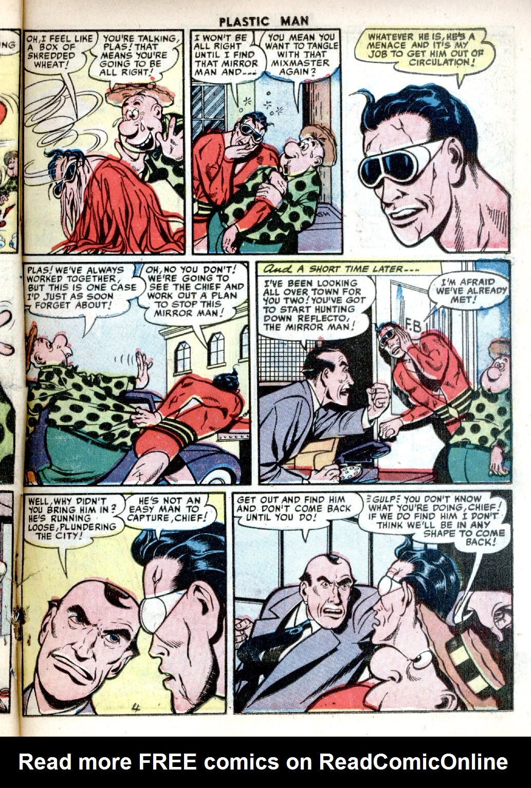 Read online Plastic Man (1943) comic -  Issue #31 - 5