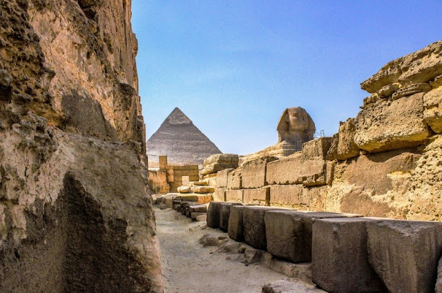 Giza Pyramids and The Sphinx 