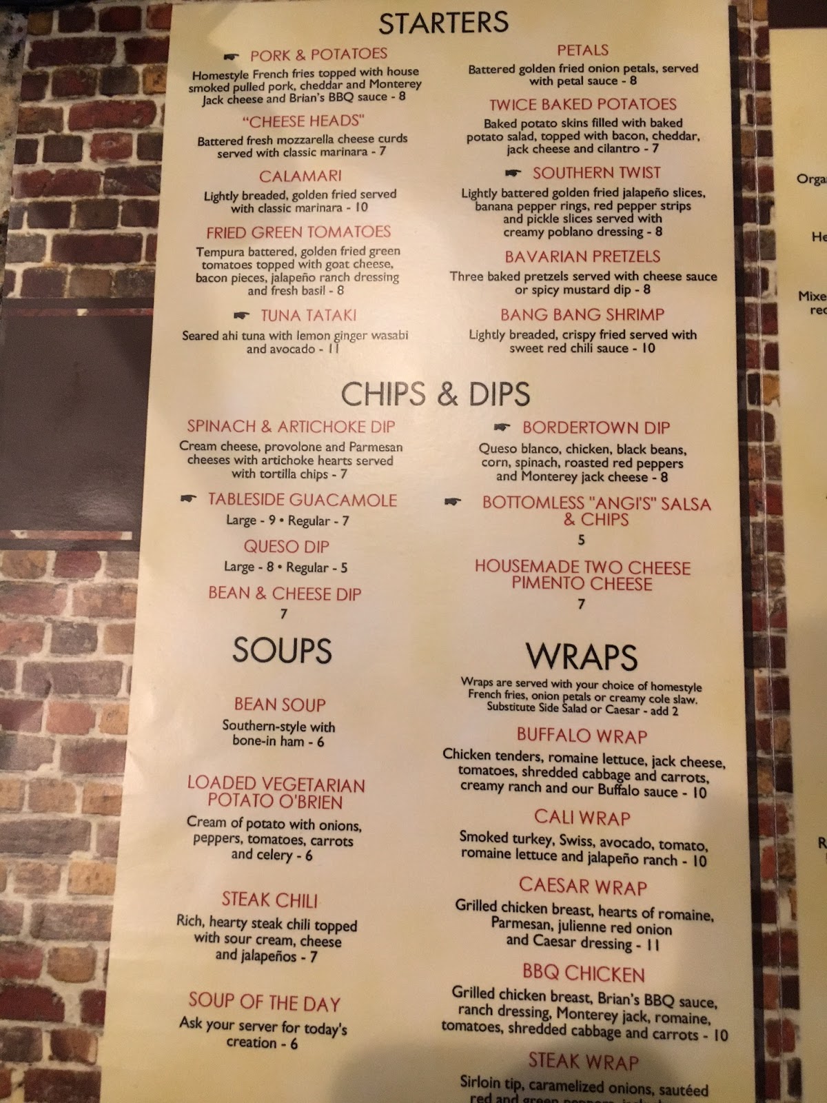 Newnan Restaurant Menus and Phone Numbers Brian's Sports Bar
