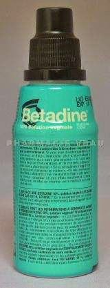 bétadine gynéco infirmier antiseptique