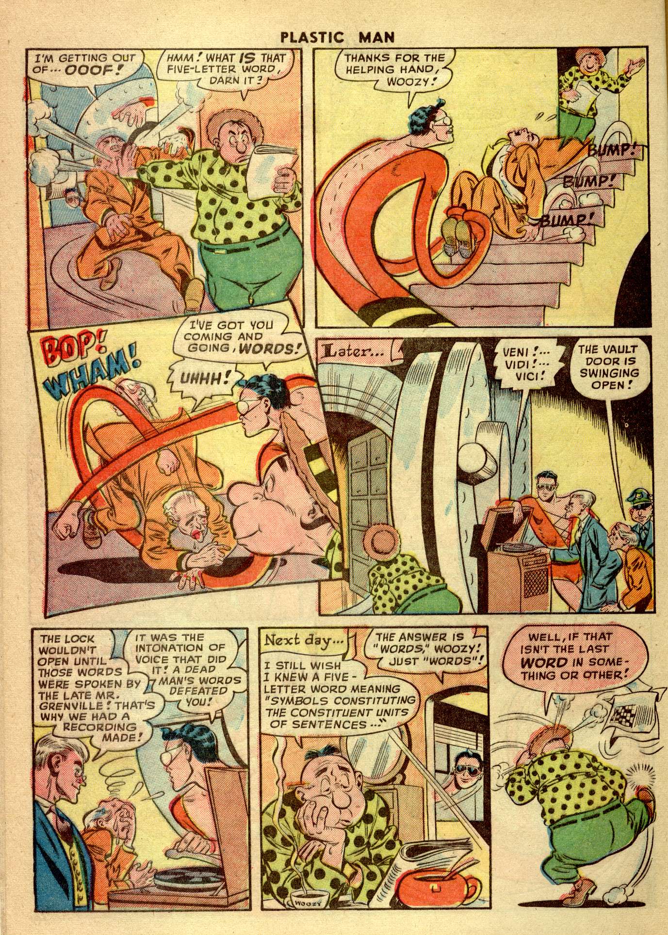 Read online Plastic Man (1943) comic -  Issue #14 - 14