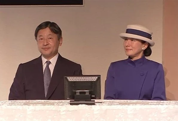 Crown Prince Naruhito and Crown Princess Masako attended the International Cosmos Prize 2017 symposium of Expo ’90 Foundation