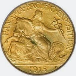 Panama Pacific Exposition Quarter Eagle 1915