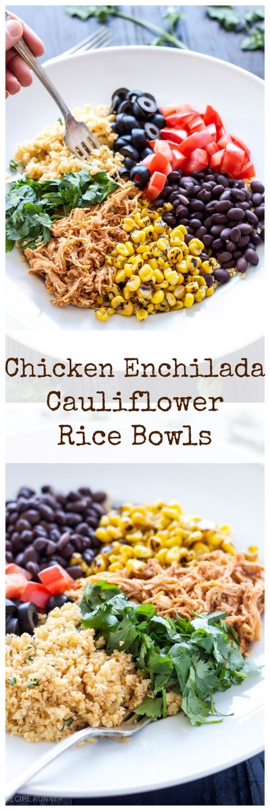 Chicken Enchilada Cauliflower Rice Bowls Recipe Girls Dishes