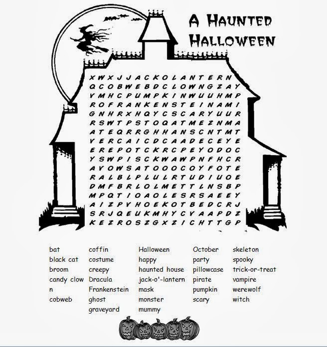 Free Printable Hard Halloween Word Search Printable Templates