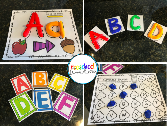 Preschool Wonders: Using Playdough to Incorporate Learning Targets!