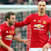 Mata: Ibrahimovic Akan Sangat Membantu Kami Mencapai Target Juara Liga Inggris Musim Ini