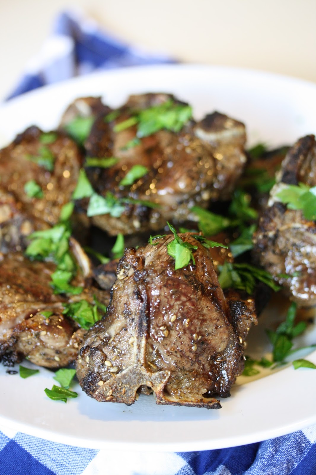 Hot Dinner Happy Home Mediterranean Lamb Chops