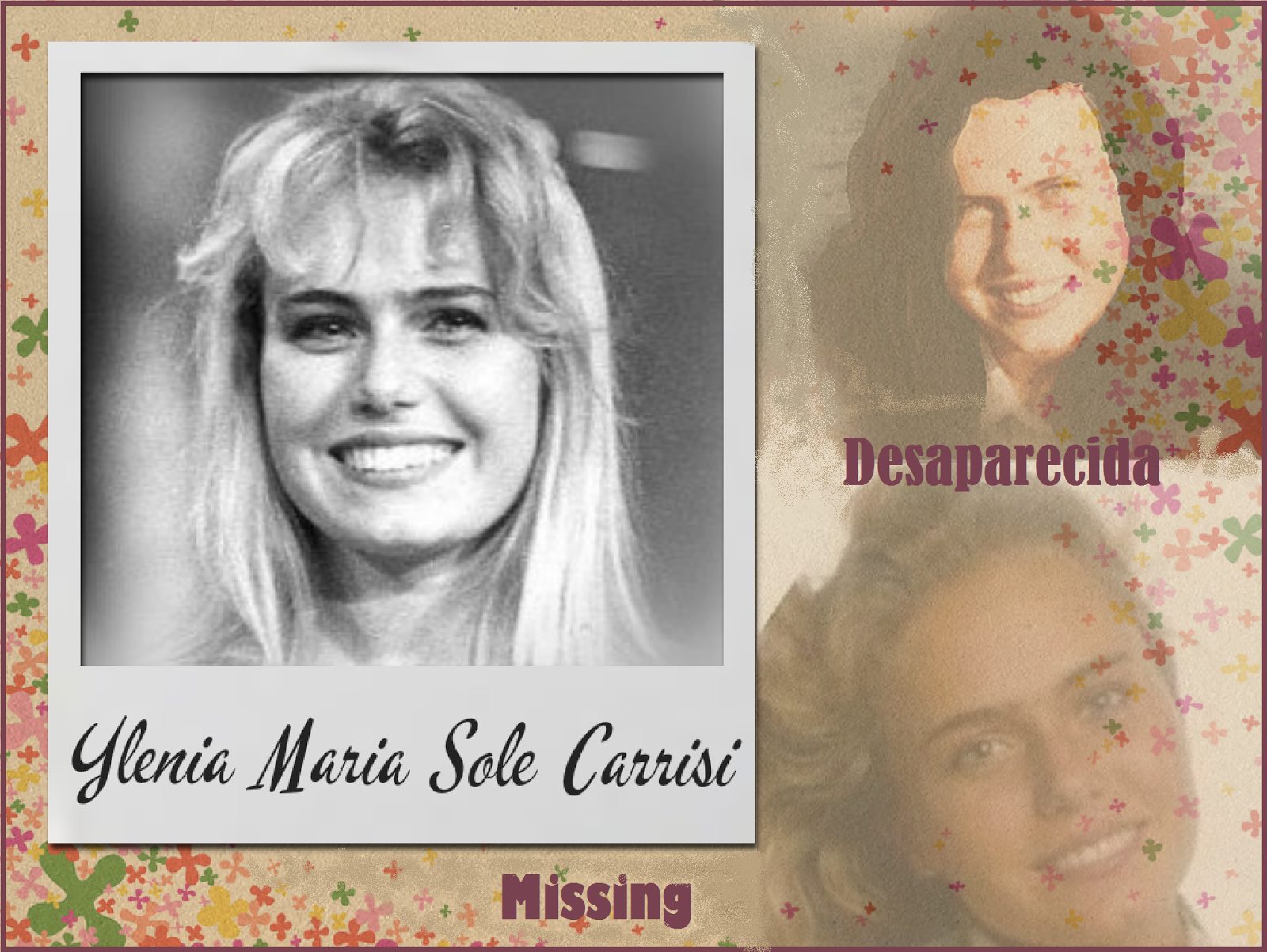 Missing Ylenia Maria Sole Carrisi
