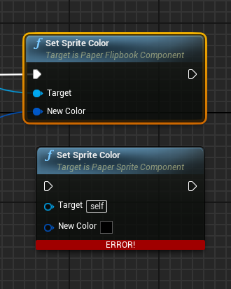 my first 2d game in ue4 the enemies