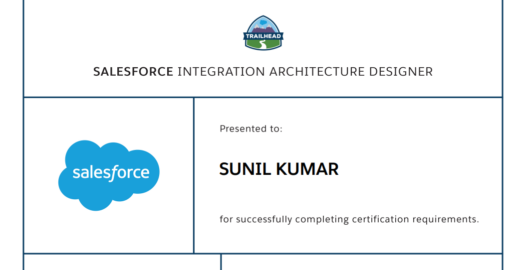Salesforce Stuff Salesforce Integration Architecture Designer Things To Consider Before Appearing For This Exam