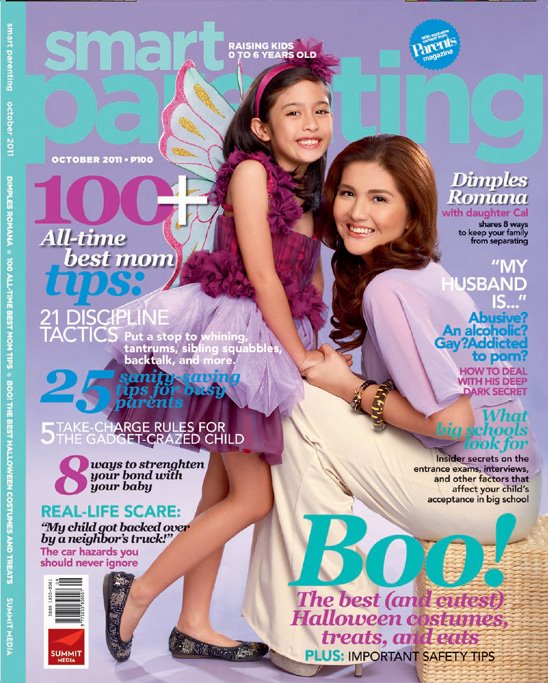 ★STARTRIGA: Dimples Romana & Daughter Cal- Smart Parenting Magazine ...