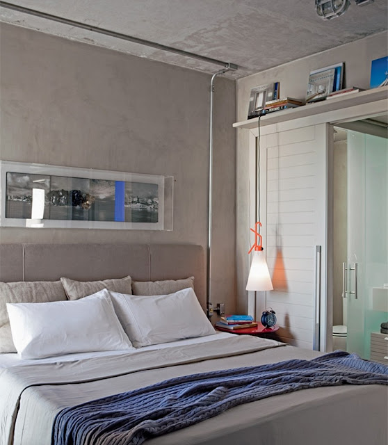 Quarto de Casal decorado em cinza: como usar e como combinar. Blog Achados de Decoração