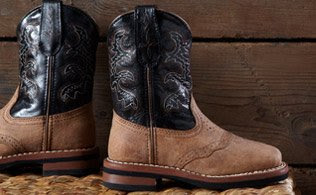 MyHabit: Save Up to 60% off Western Boots for Little Cowboys and Cowgirls: From bright colors like pink and red to sweet details like butterfly embroidery, your little cowboy or cowgirl will be ready for the rodeo. Or an excursion to the grocery store