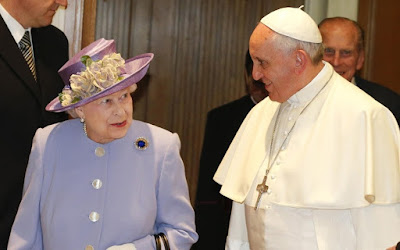 Pope Francis and Queen Elizabeth