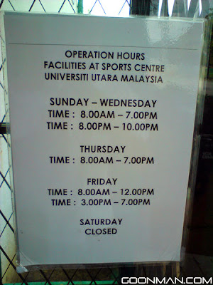 Indoor Games of Sports Centre, University Utara Malaysia (UUM)
