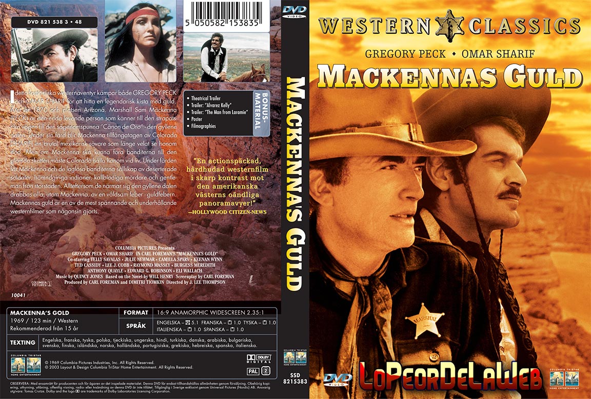 El Oro De Mackenna (1969 / G. Peck O. Sharif T. Savallas)