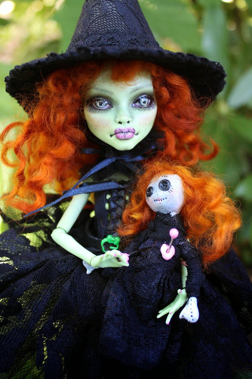 Anne Marie Gibbons Monster High Repaints & Customs: Abby Cadabby witch