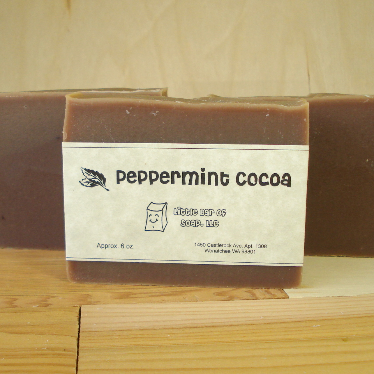Little Bar of Soap Peppermint Cocao Soap Decadence has a new meaning!!!!