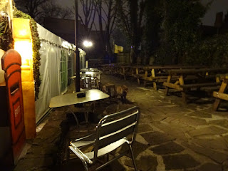 An urban fox at the Duke of Edinburgh pub in Brixton An urban fox at the Duke of Edinburgh pub in Brixton