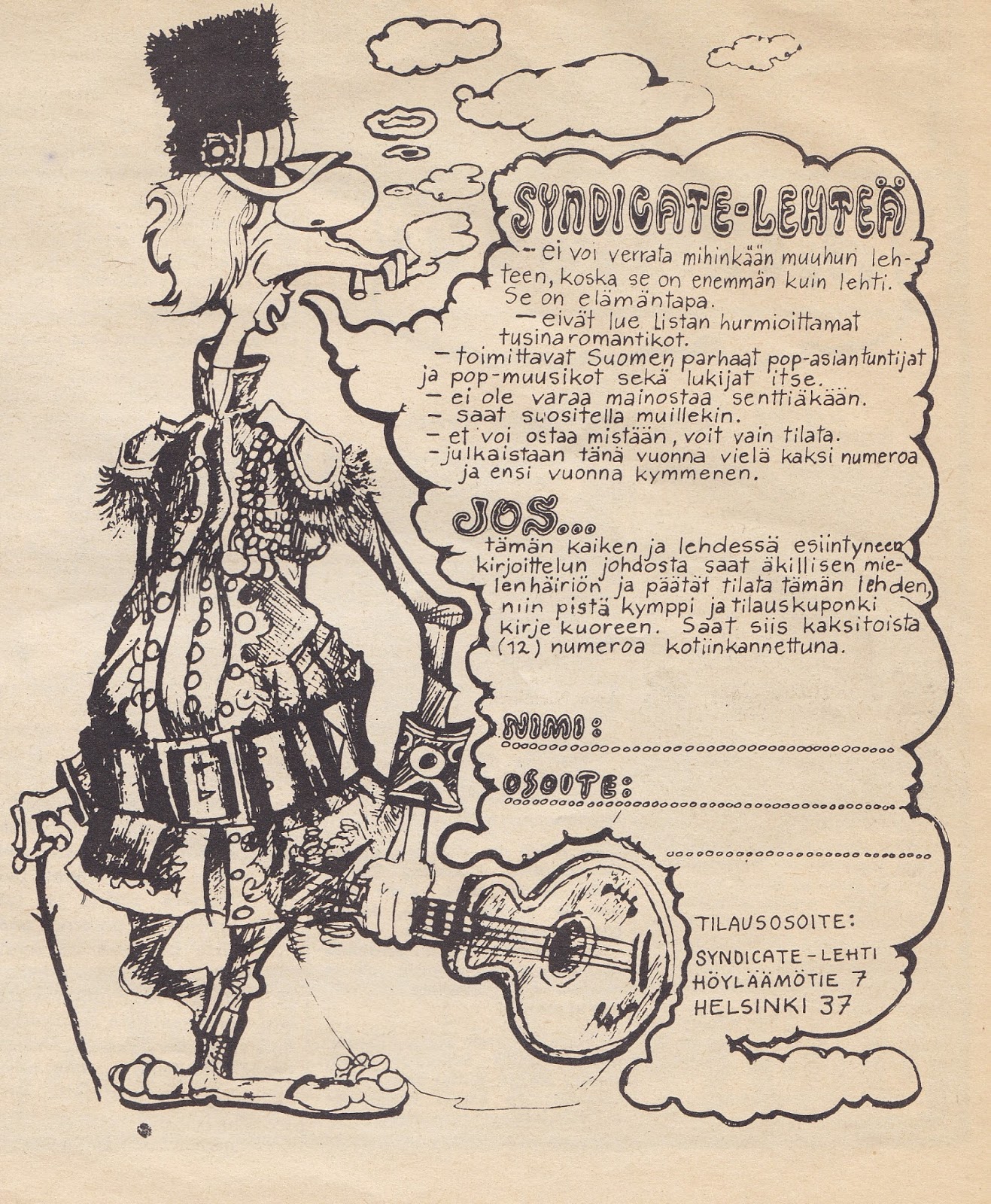 Paluu 60 Luvulle Helmikuuta 2018