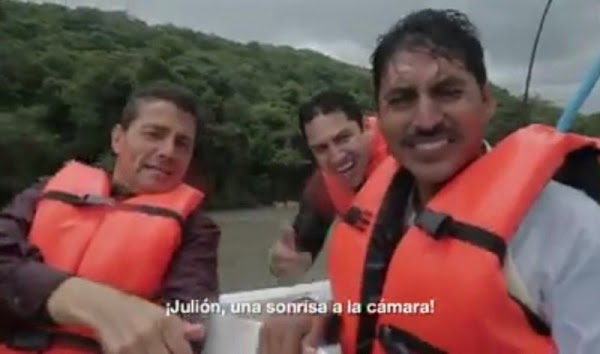   Peña Nieto bajó la foto con Julión de su Instagram, pero olvidó bajar este video de su Facebook.