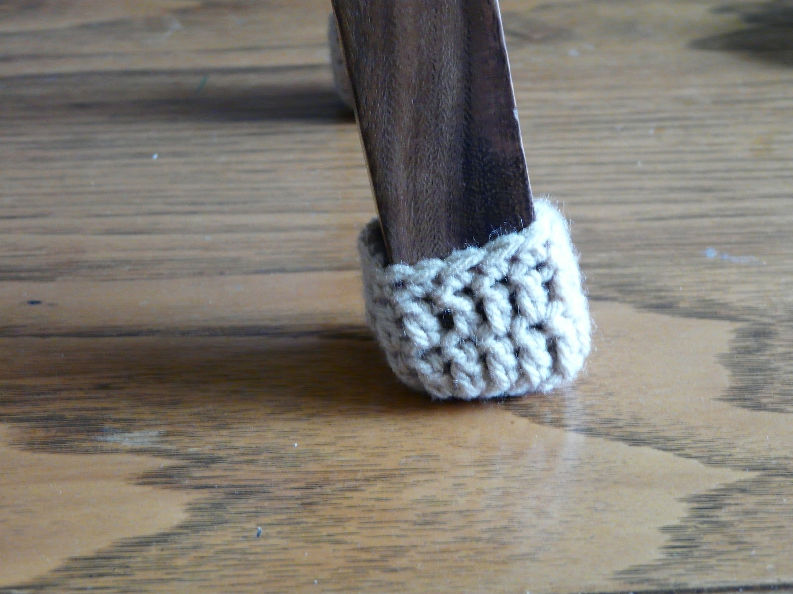 Hooked on Handmade: Chair socks!