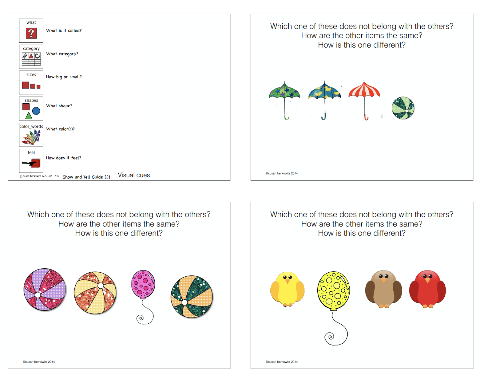 One of These Things is Not Like the Others or is it? Susan Berkowitz