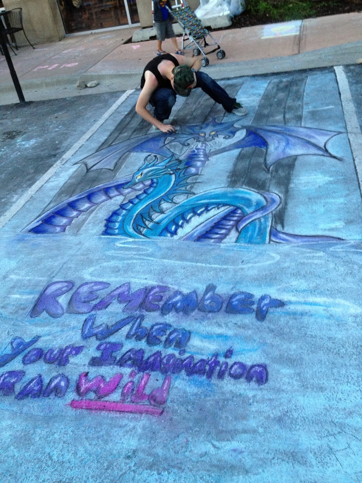 Yellow Van Travels A Family Travel Blog Chalk The Block at the Riverwoods