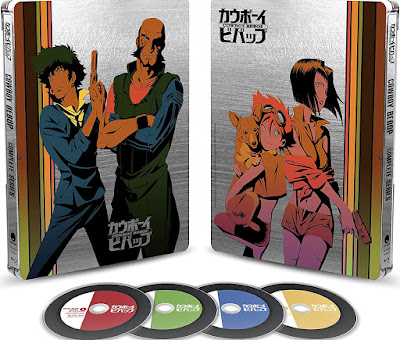 Cowboy Bebop Complete Series Bluray Steelbook Discs