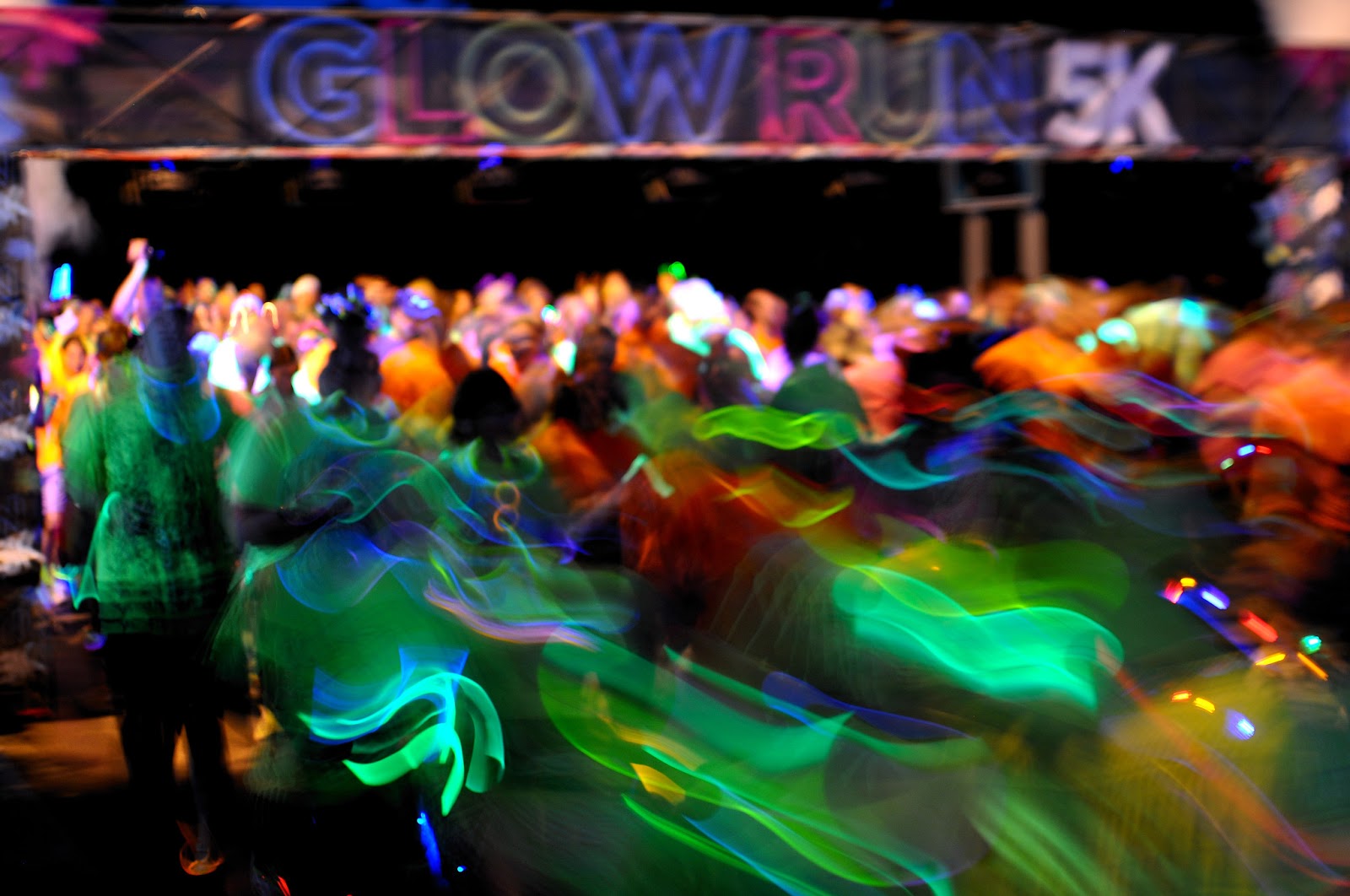 Losing The Glass Slippers : Glow Run 5K Recap!