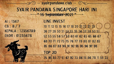 Bocoran prediksi singapura