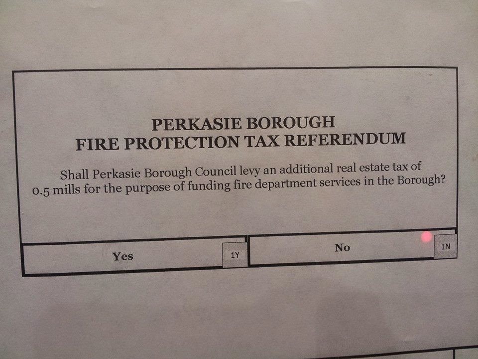 Perkasie First Perkasie Residents approve increase in fire tax