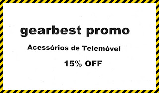 gearbest promo Acessórios de Telemóvel 15% OFF