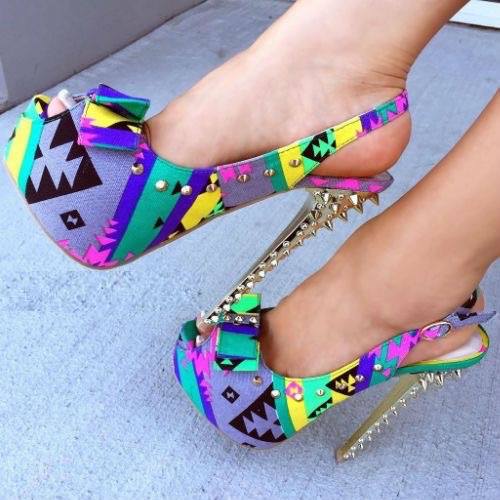 7 Cute Color Full shoes Ideas For Summer - trends4everyone