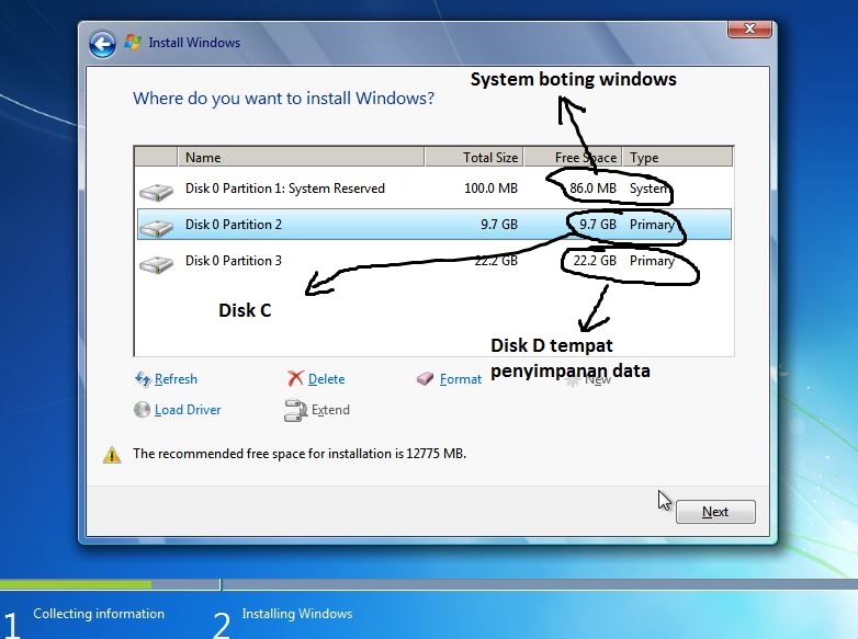 Cara Membuat Partisi di Windows XP Geena and Davis Blog