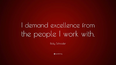 Demand Excellence Quotes