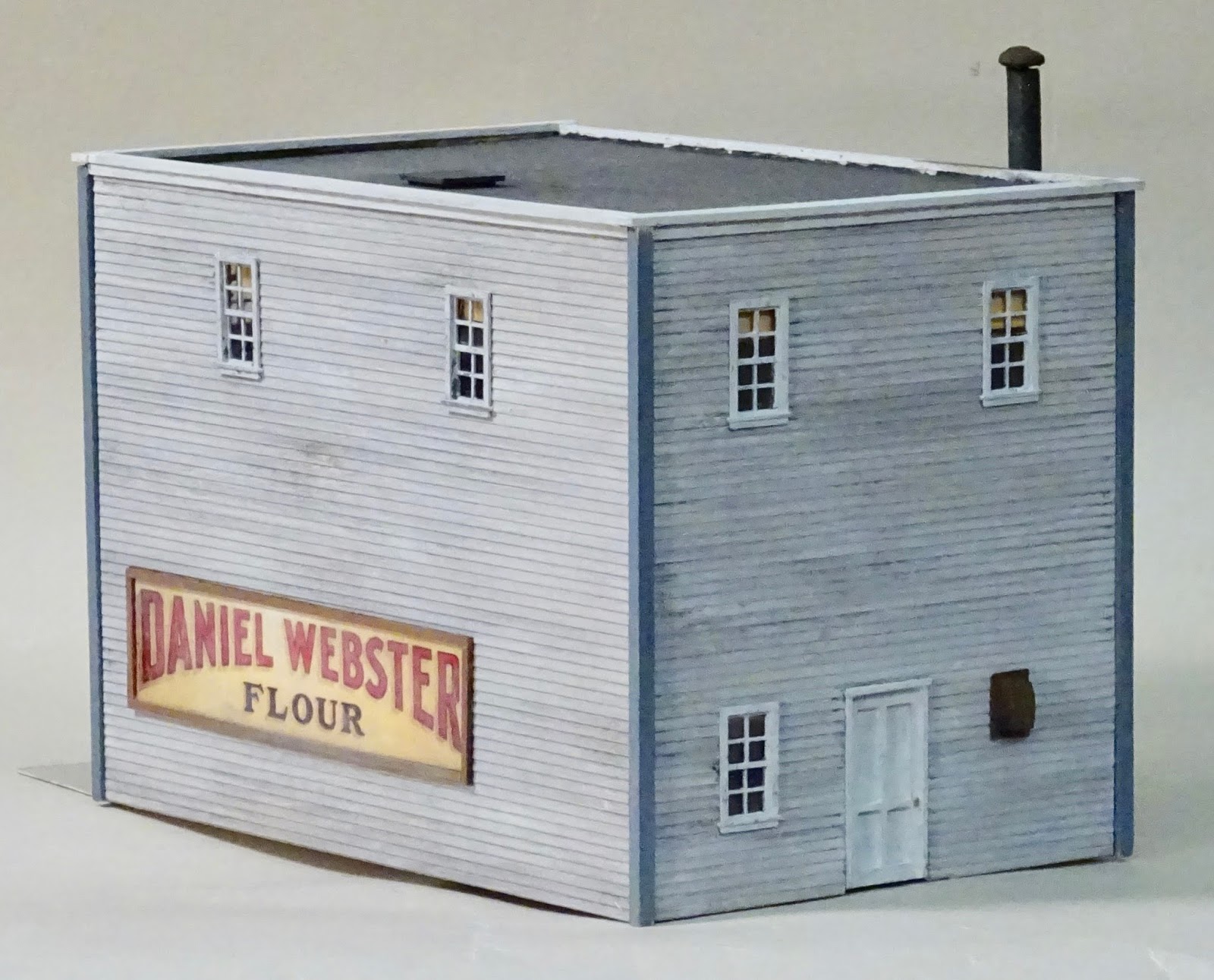 Model Railroad Minutiae Bakery model complete