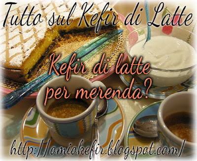 Kefir di latte per merenda: delizioso spuntino