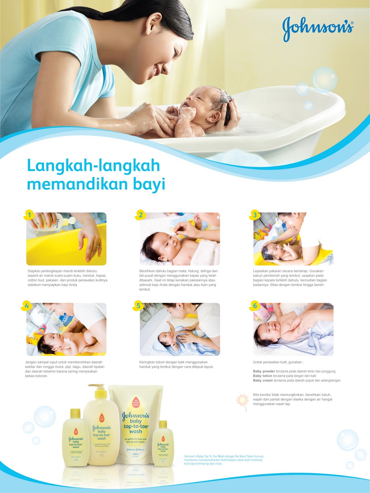 Ibnu Zacharyas Portfolio Johnson's baby Poster Top To Toe & Lotion