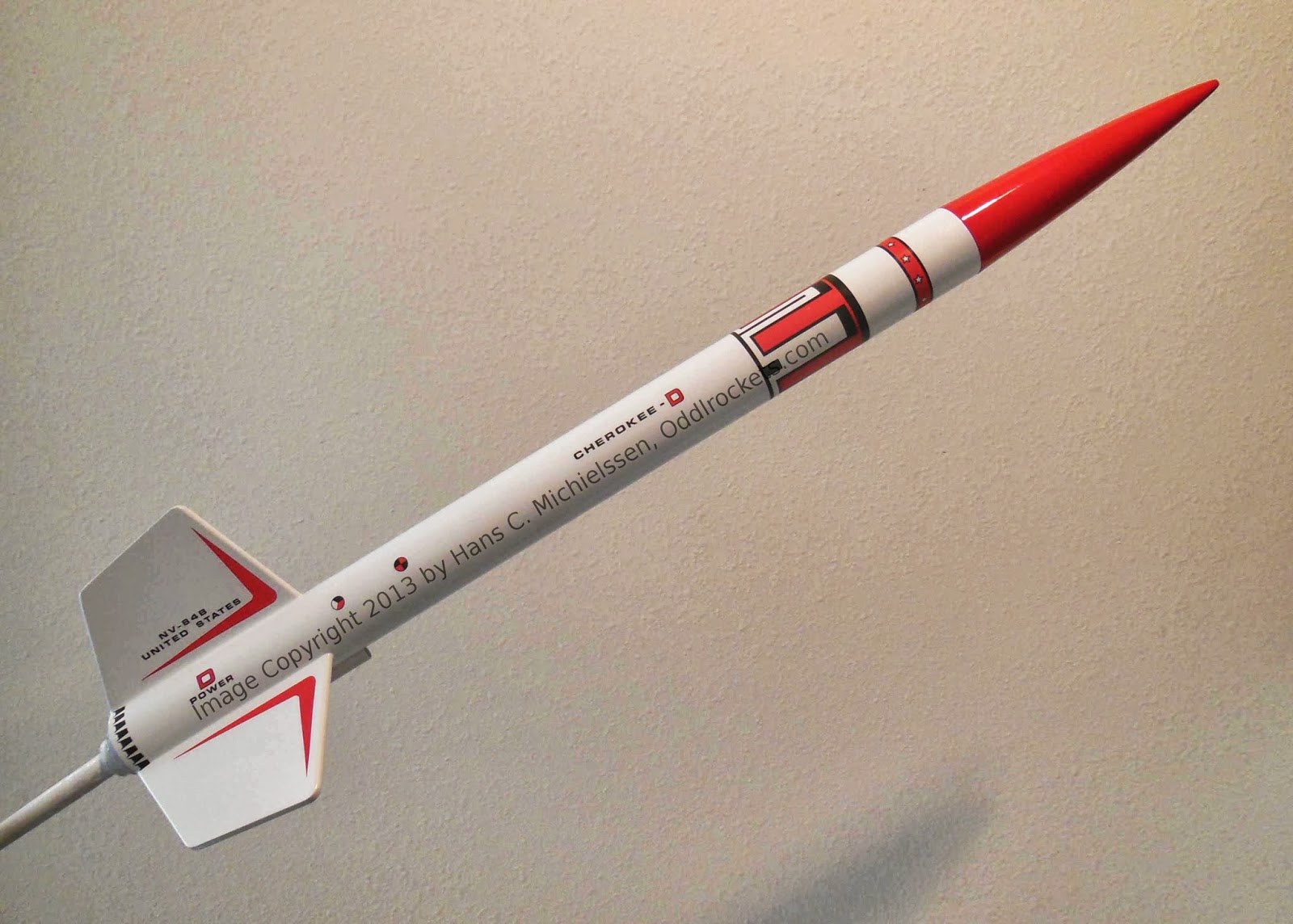 Model Rocket Building: Semroc Cherokee D Finished