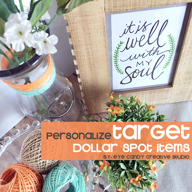 personalized target dollarspot items, dollar spot craft ideas, monogram