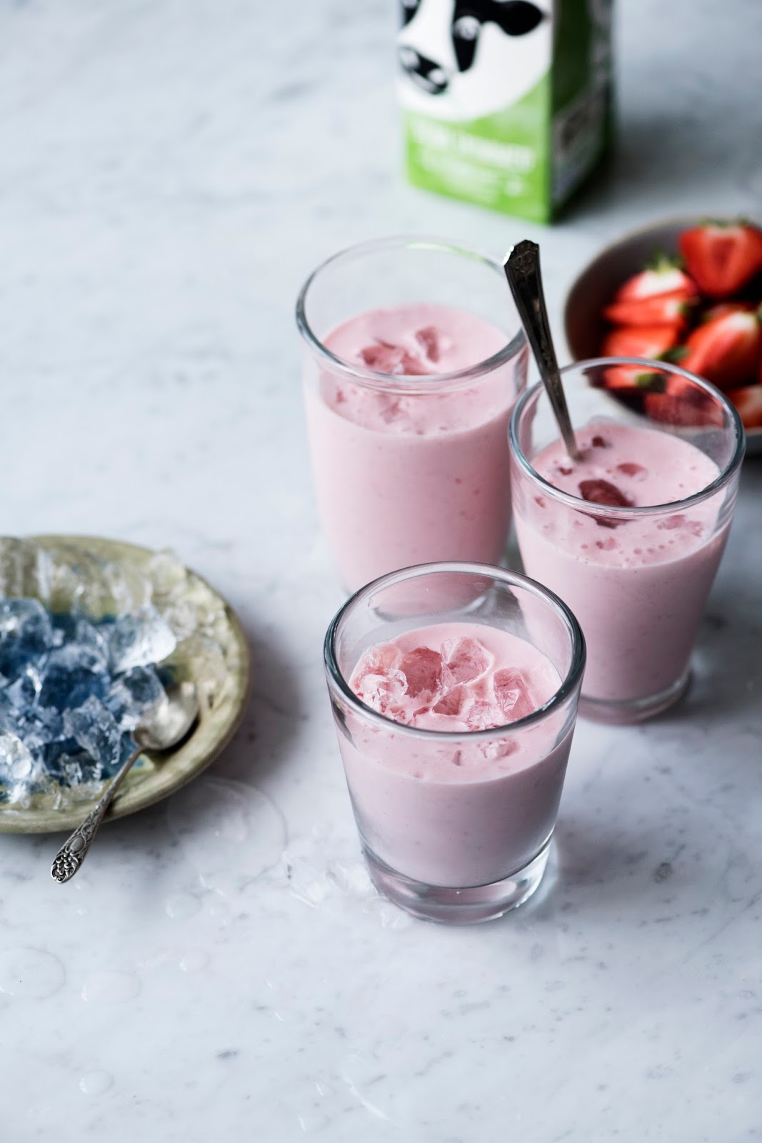 Strawberry And Banana Skyr Yogurt Drink Claire Justine