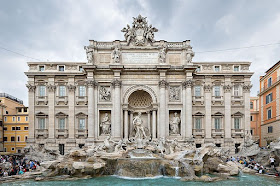 Vanvitelli worked with Nicola Salvi on the construction of the Trevi Fountain and designed the facade of the Palazzo Poli