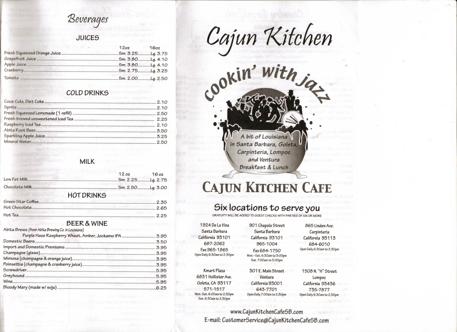 Cajun Country Kitchen Lompoc Cajun Country Kitchen Lompoc