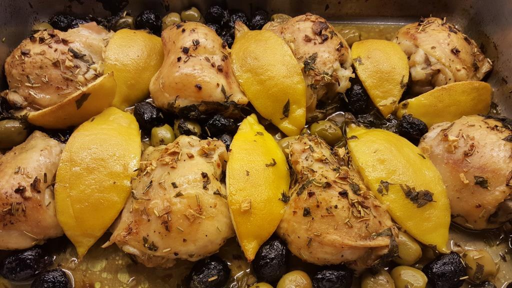 eat-culture: Zitronen-Oliven-Huhn (Lemon Olive Chicken)