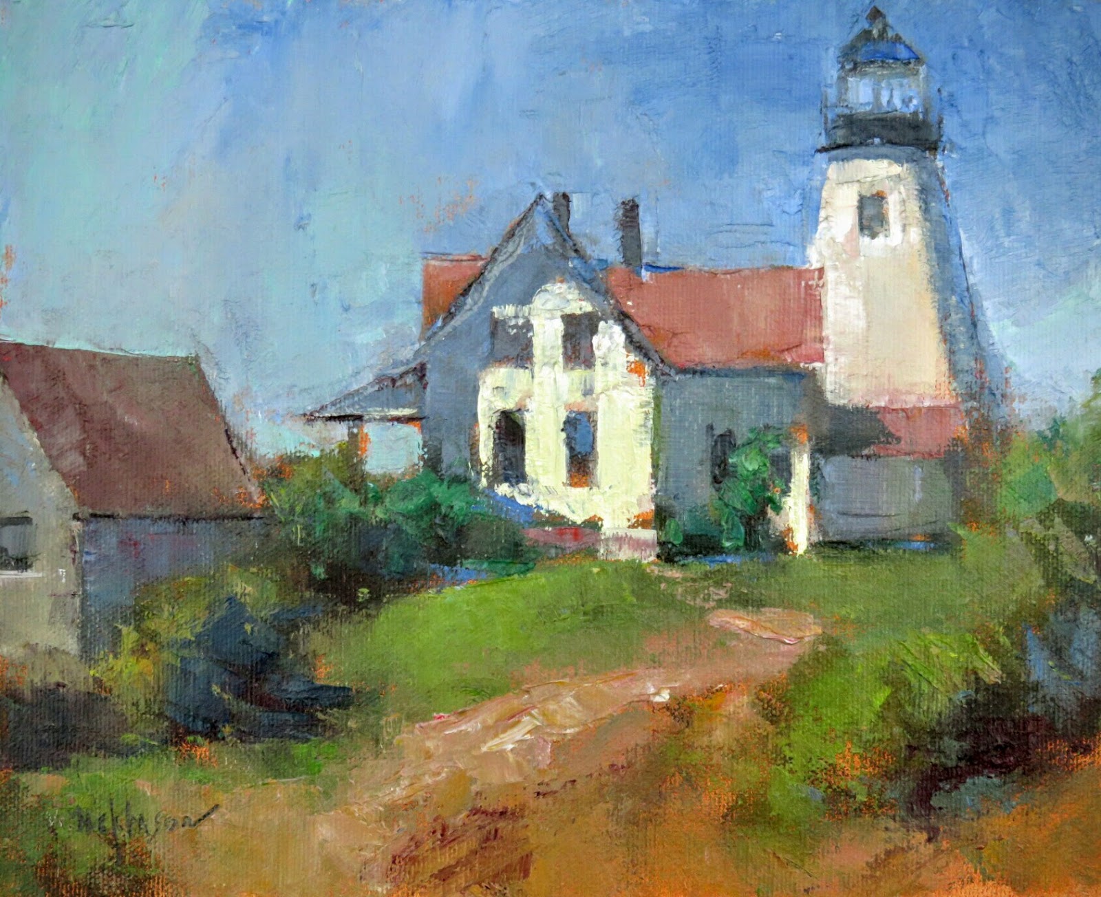 A Plein Air Painter's Blog Michael Chesley Johnson Castine Plein Air