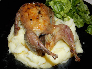 Prepelite cu vin alb la cuptor